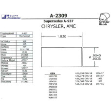 Chrysler Lifter Cam/Follower