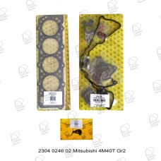 Gasket Kit MItsubishi 4M40T Gr2 (H/G/ H/S/ H/B) Will suit NON Turbo.