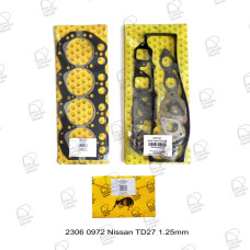 Gasket Kit Nissan TD27 Up to 10/1995 1.25mm(H/G/ H/S/ H/B)