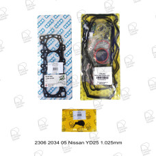 Gasket Kit Nissan YD25 T = 1.025mm (H/G- H/S- H/B)